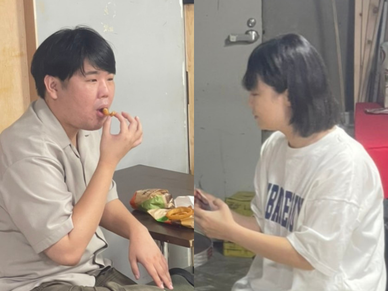 キングオブコントお疲れさま! 蛙亭、仲睦まじい楽屋裏での姿をパシャリ!【きょんのやばいねぇ～激アツ∞ホールvol.23】