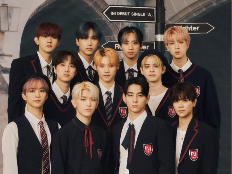 INIのデビューシングル『A』1位! 初週売上50万枚超え! 「デビューシングル初週売上」は歴代5位!