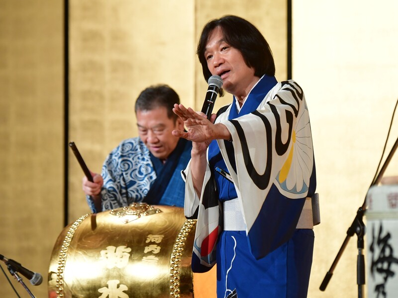 河内家菊水丸“45周年”報告会に西川きよし、オール阪神らが駆けつけお祝い「夏は河内音頭と参院選！」