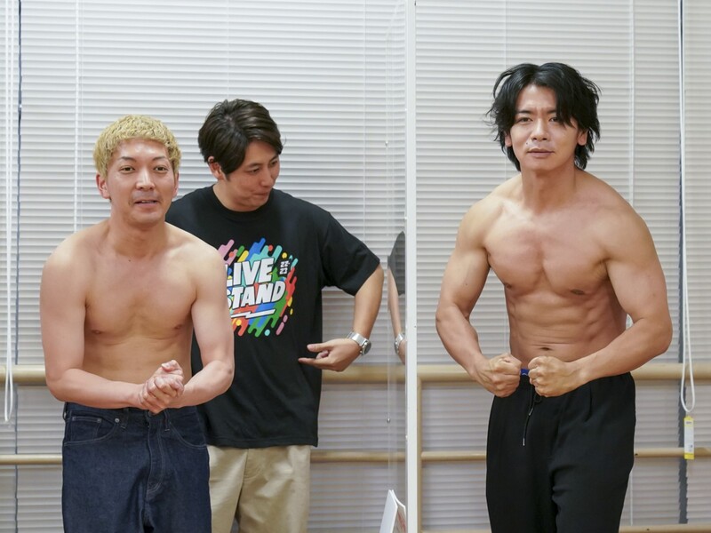 ニューヨーク嶋佐とマヂラブ野田がマッチョ対決!? 12年ぶり大型お笑いフェス『LIVE STAND』へアピール