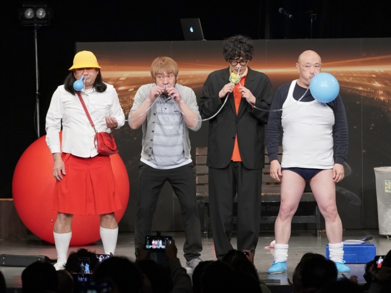 会場の大半は外国人! くまだまさし、5GAP、GABEZらが“言葉を使わない”芸で大フィーバー
