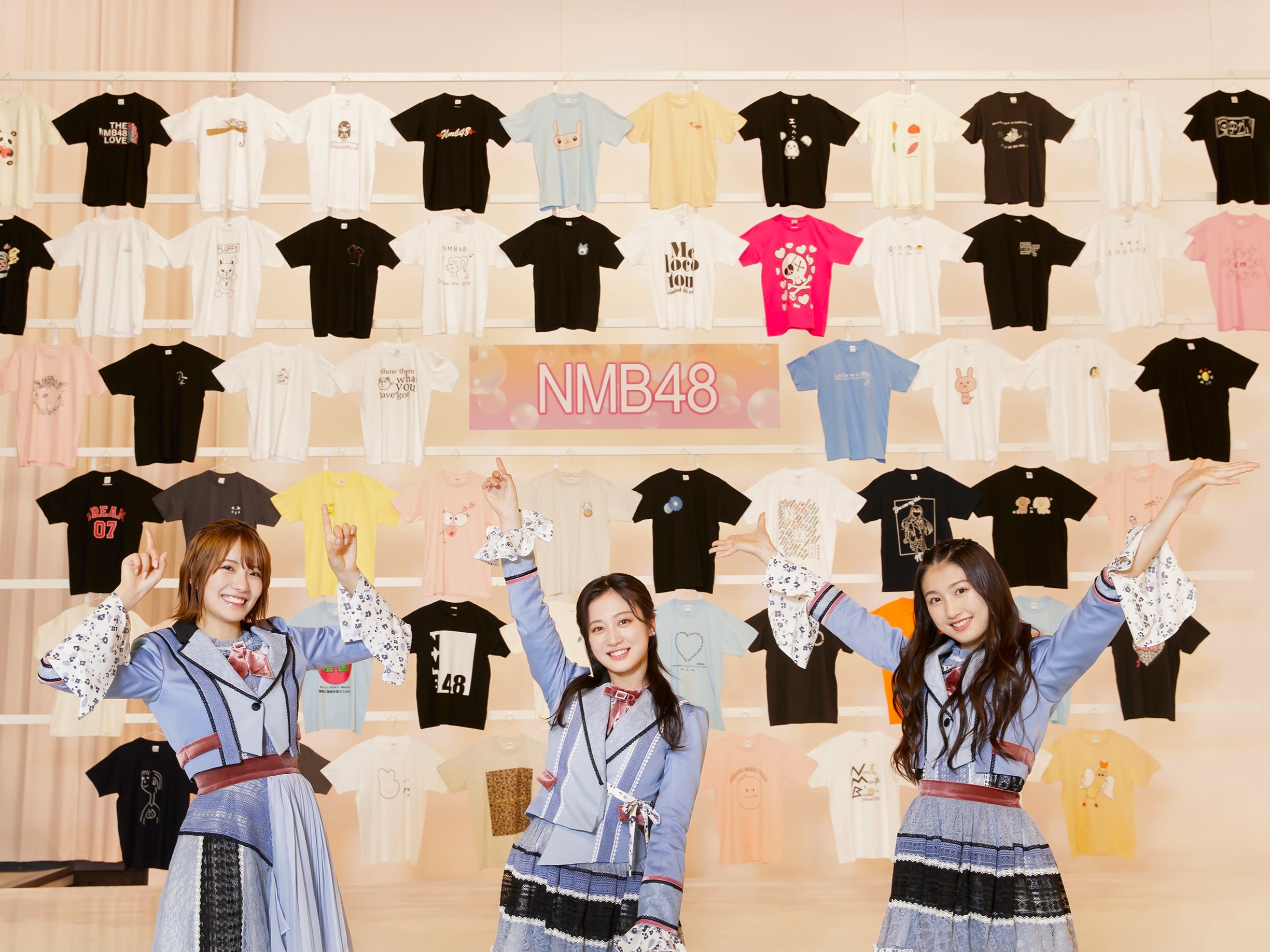 NMB48“推しメン”デザインのTシャツはどれだ!? 1位メンバーの「夢」が 