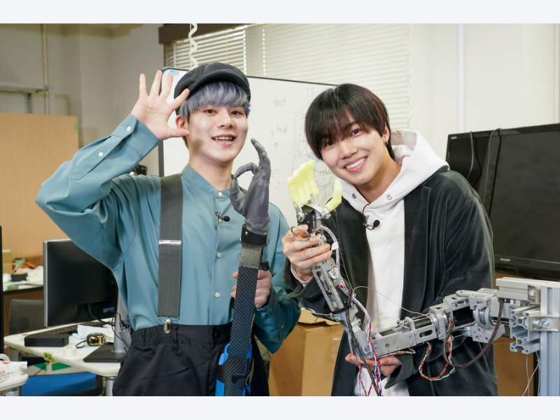 義手やロボットアームに円神の2人も大興奮!『これが未来の新常識！教えてスタートアップ！』収録現場レポート【Mu-BORG編】