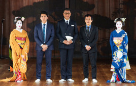 西本願寺 南能楽堂にて厳かに開幕、中井貴一が三船敏郎賞を受賞