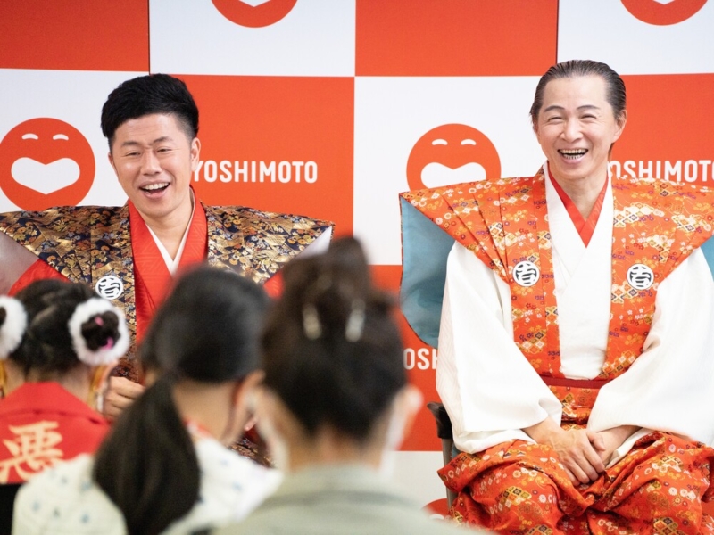 どっちが賢い? 心配事は? 乳首ドリルの後継者は?  新座長アキ＆吉田裕を子ども記者らが質問攻め