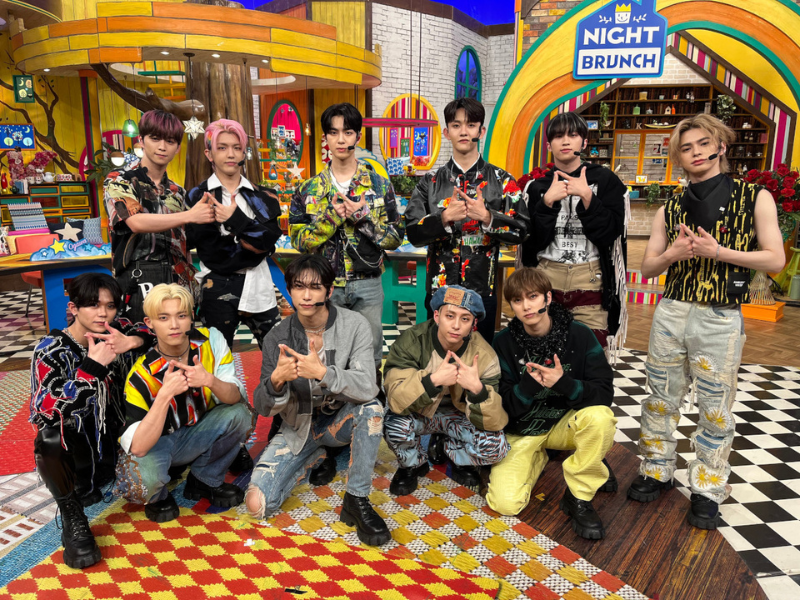 『よるのブランチ』番組放送100回記念! INIが切れ味抜群のダンスを披露!