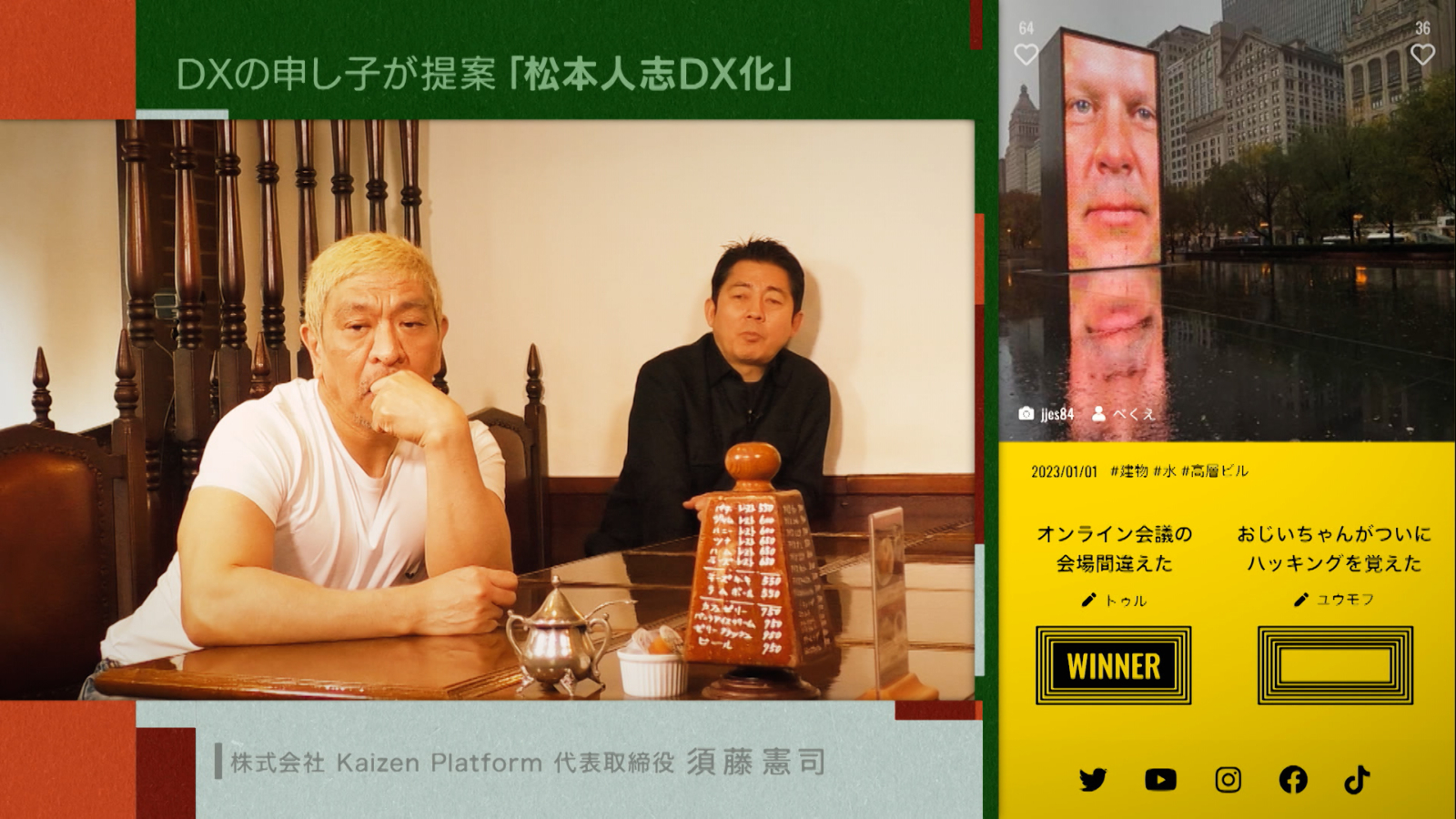 松本人志が“すごい”おっさんたちと語り合う番組 『お茶とおっさん』ひとまず最終回! FANY Magazine