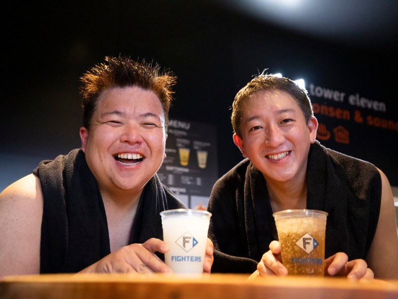 サバンナ高橋「新感覚サウナ ～笑いと野球でととのって～」フィールドを一望しながら楽しめる世界初のサウナで開催!