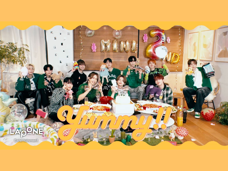 “INI”『HAPPY MINI DAYS』“MINI”2周年を記念し’Yummy!!’SPECIAL MOVIE公開!