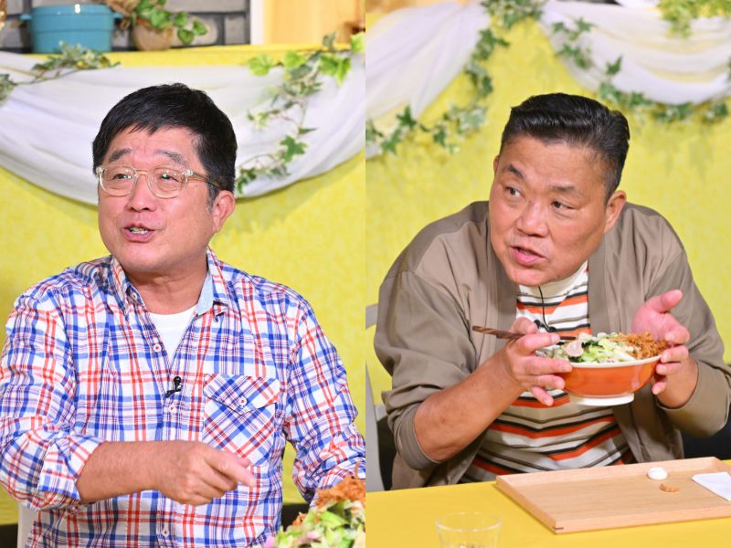 阪神ファンのトミーズ雅、佐藤輝明選手が1日3杯食べた伝説の激安丼に大感激!『水野真紀の魔法のレストラン』