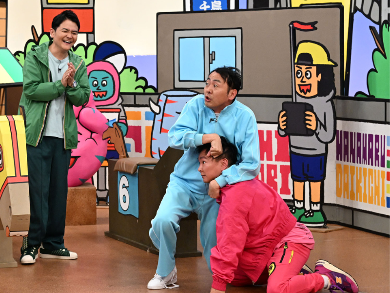かまいたち山内とアンガールズ田中の土下座対決、決着なるか!?『火曜は全力！華大さんと千鳥くん』