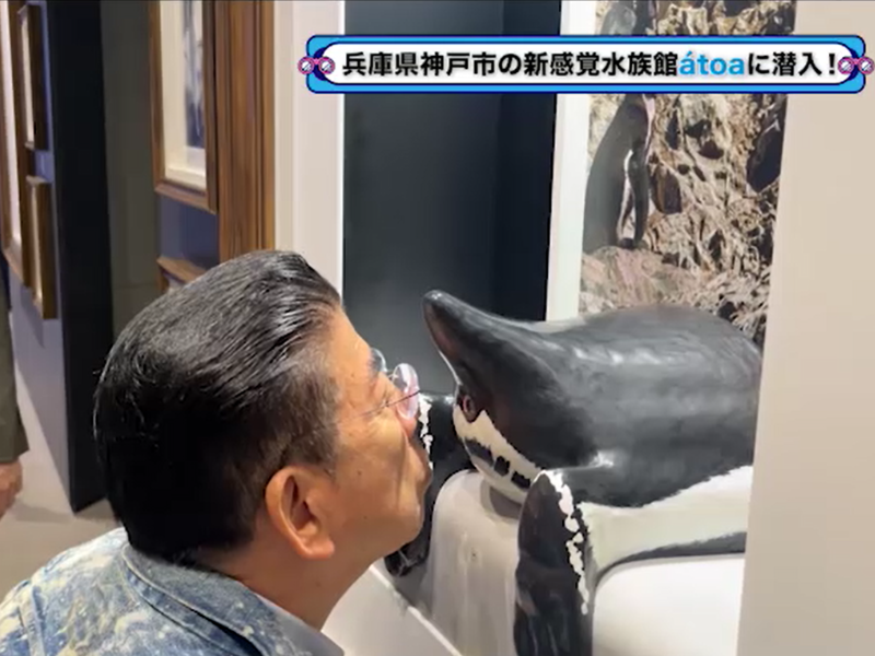 新感覚の水族館でラニーノーズと動物のお尻の匂い嗅ぎにチャレンジ!『西川きよしのコツコツ大冒険！』1月6日BSよしもとで放送!