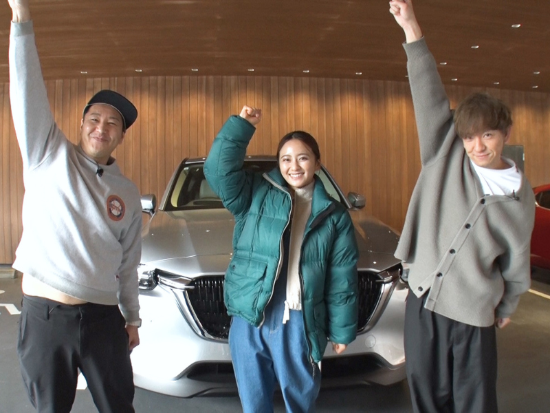 パンサー向井とチョコプラ長田が岡田結実とドライブ旅へ!『向井長田のくるま温泉ちゃんねる』