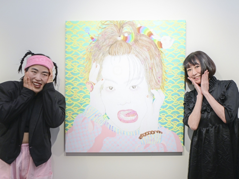 モデルとなったゆりやん、作品を見て「買い取ります」 アーティストKAORUKOの関西初個展開催