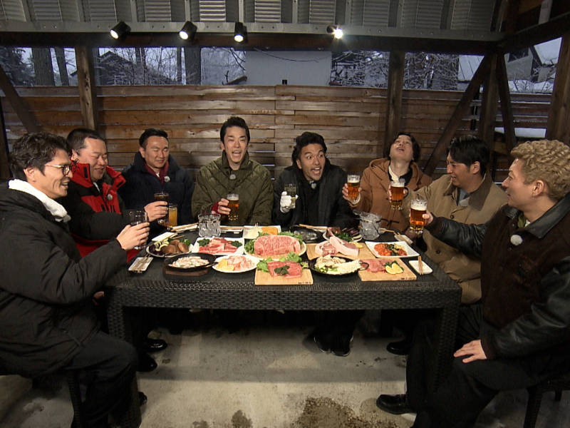 「ジョンソン修学旅行」夜の部! 温泉卓球＆部屋飲み本音トーク! 雪上相撲対決も勃発!?