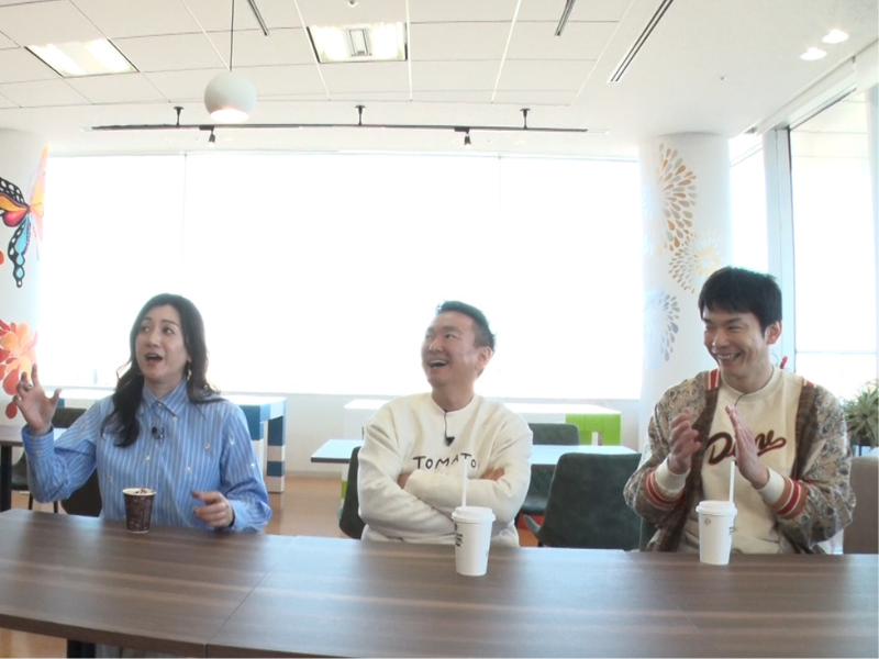 かまいたち濱家がバンダイ社員に「社内に戻って仕事せぇ！」と厳しいツッコミ!『かまいたちの知らんけど』