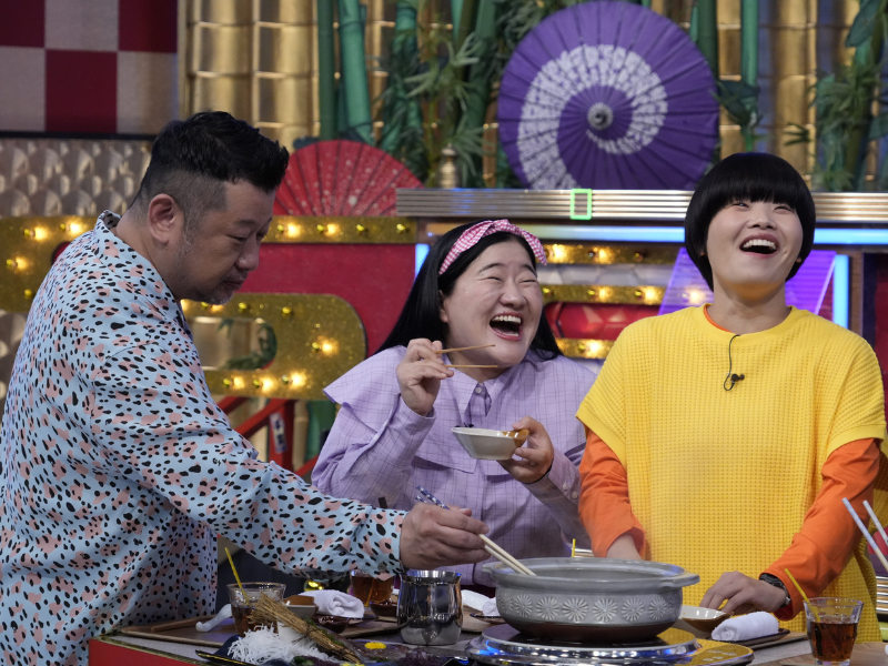 ガンバレルーヤらが「ホタルイカのしゃぶしゃぶ」を試食! “別格の味”に感動!『秘密のケンミンSHOW 極』