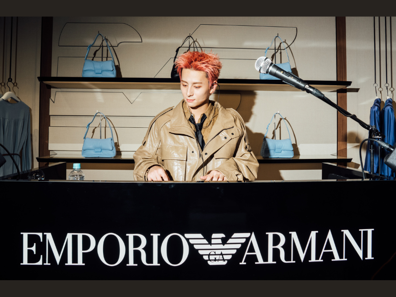 “INI 西洸人”エンポリオ アルマーニ 六本木ヒルズ店オープンを祝し、オープニングレセプションに参加!