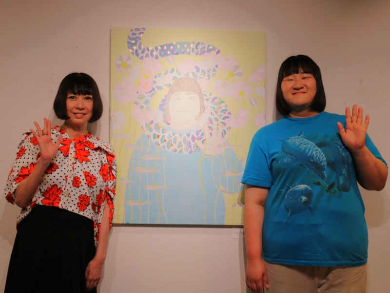 “花の82年組”KAORUKOが描いた自身の絵にヨネダ2000愛「幸せが完成されている!」