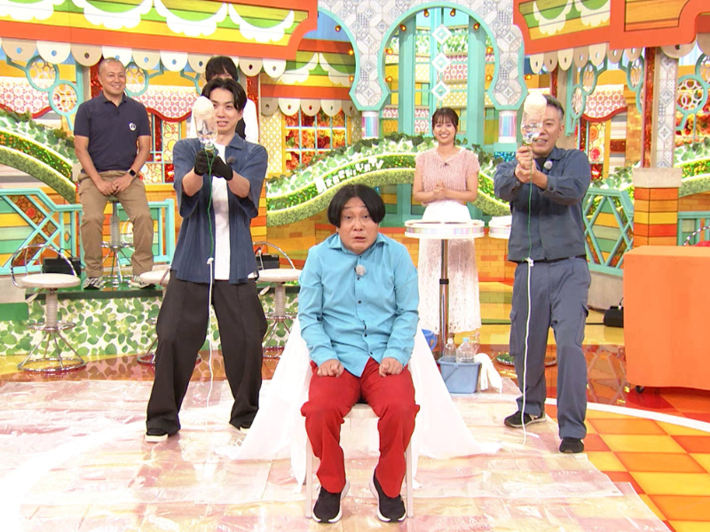 『痛快！明石家電視台』モンスターエンジン西森が、さんまの新幹線ライフを充実させるリベンジ発明品を披露!