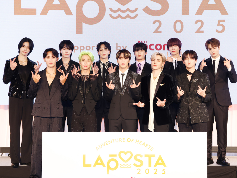 JO1が記者発表会に登場!『LAPOSTA 2025 Supported by docomo』開催決定!