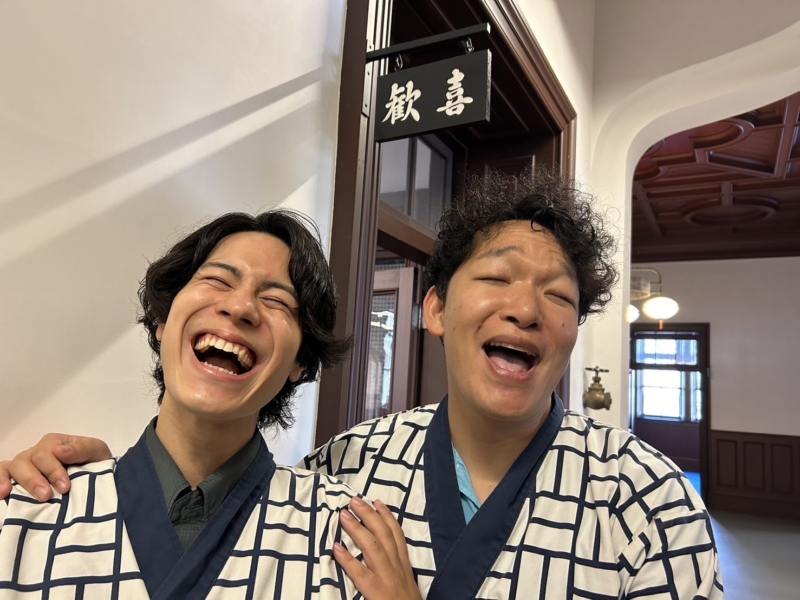 新喜劇名物「乳首ドリル」でおなじみの“あの棒”を子どもたちが手作り! 思い思いの「ドリルせんのか～い！」も炸裂