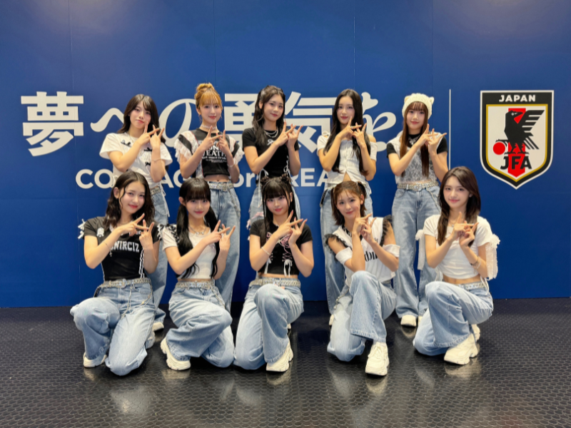 ME:I（ミーアイ）国立競技場で試合前のオープニングショーに出演し圧巻パフォーマンス!