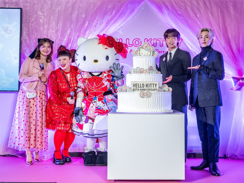 渡辺直美、JO1の川西拓実・河野純喜らが『HELLO KITTY 50th Anniversary Party』に登場!
