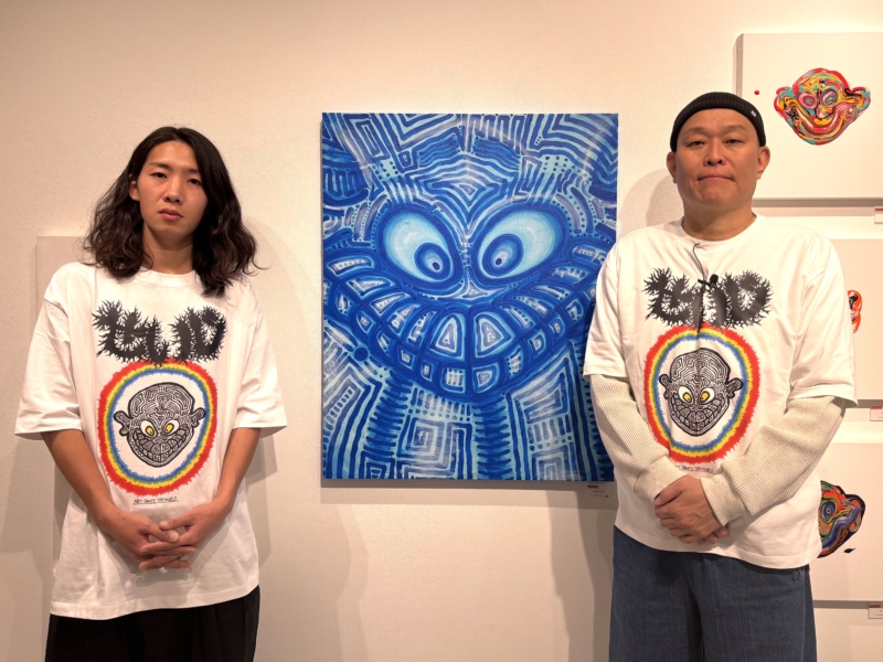 千原せいじからインスピレーションを受けた作品は…「俺こんなん!?」 世界で活動する画家・玄が個展開催