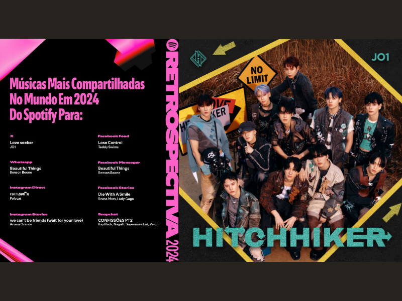 JO1「Love seeker」が世界1位に! Spotify 2024年世界で最もX(旧Twitter)でシェアされた楽曲1位に認定!