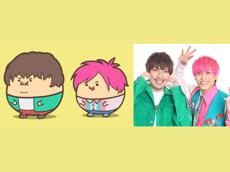 EXITがTVアニメ『ぽちゃーズ』に本人役で出演! ぽちゃ化したEXITのビジュアルを先行公開!