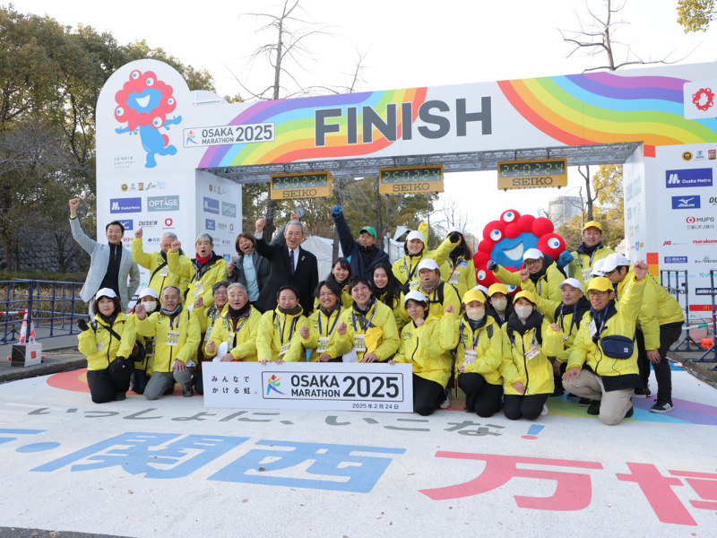 雪もちらついた極寒のレースを走り抜いたランナーたち! 大阪マラソン2025、堂々のフィナーレ!