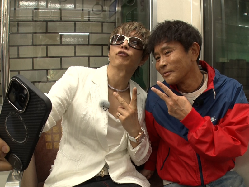 『ごぶごぶ』浜ちゃん復活SP! 大阪で電車に乗る浜田とGACKTの2ショットは必見!