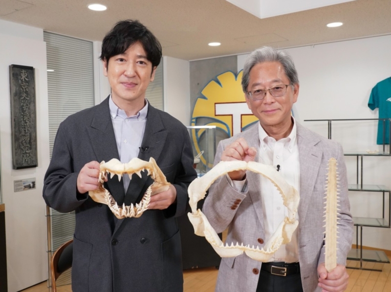 ココリコ田中の“サメ愛”が強すぎて東大研究員にスカウト!? BSよしもと「東大吉本対話」第3弾はサメ研究の第一人者と濃密討論