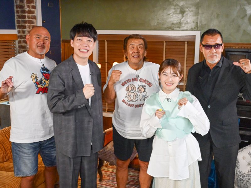 麒麟・川島明が長州力のためにカンペを持つまさかの展開に!?『ジャパニーズヒーロー』9月6日放送!