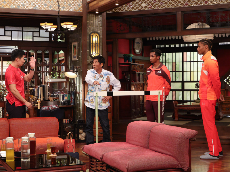 『さんまのまんま おしゃべり万博！開幕SP』陸上日本代表の村竹ラシッドがさんまにハードルをプレゼント!?