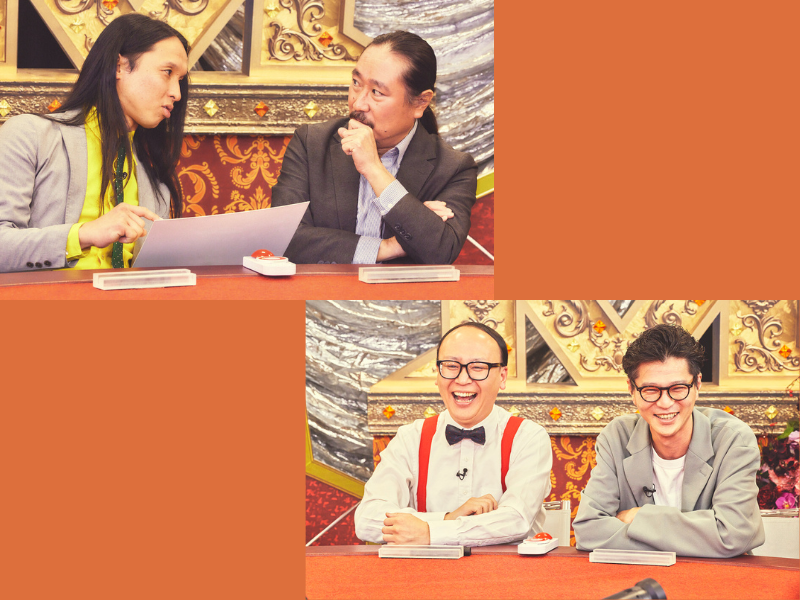 TELASA オリジナル M-1番組『レジェンド戦士が答える M-1超クイズ』「チームロン毛」vs「チームメガネ」配信!