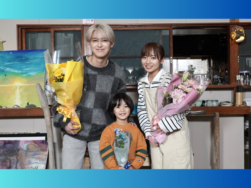 JO1 白岩瑠姫と佐藤大空が元気にハイタッチ!『娘の命を奪ったヤツを殺すのは罪ですか？』主要キャストがクランクアップ!