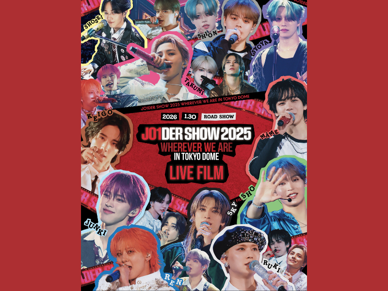 JO1のライブをスクリーンで!『JO1DER SHOW 2025 ‘WHEREVER WE ARE’ IN TOKYO DOME – LIVE FILM』ポスタービジュアル解禁!