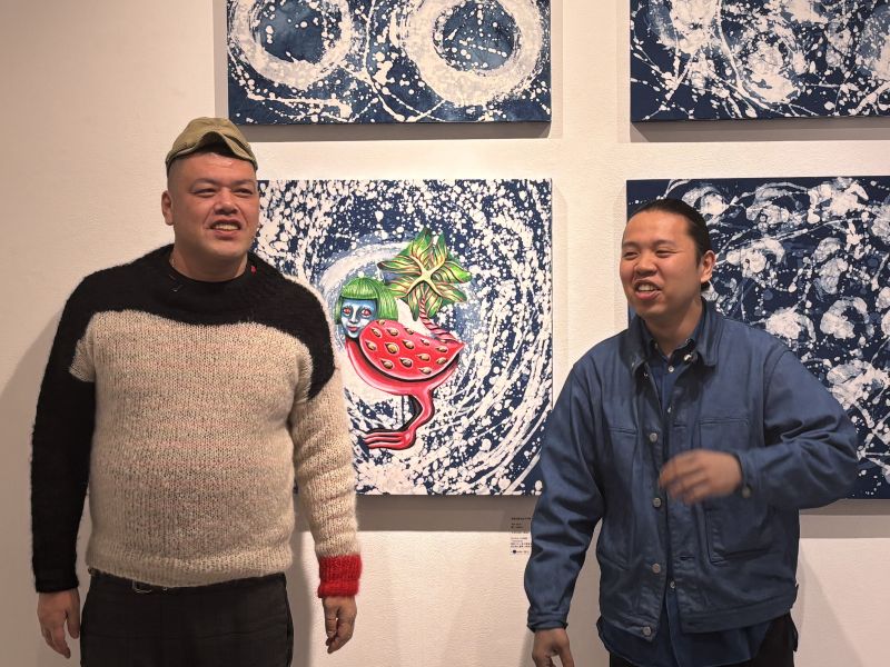 野性爆弾くっきー！が伝統文化を現代に復活させた京藍染師とコラボ! 「人様のもんに描くのはこれでラスト」