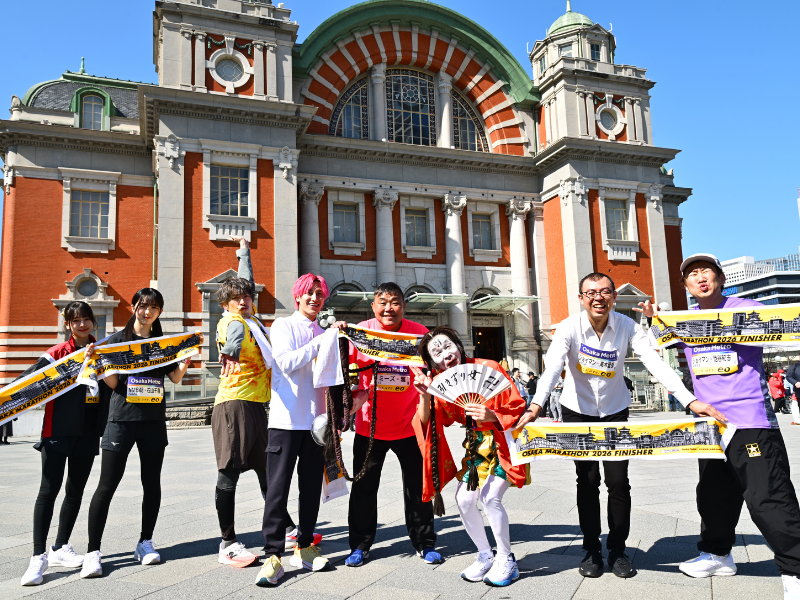 『大阪マラソン2026』7.2㎞を走る「720＜なにわ＞マラソン」で、あの「引きずり女」も完走！ EXIT、ジョイマンが大会を大いに盛り上げる！