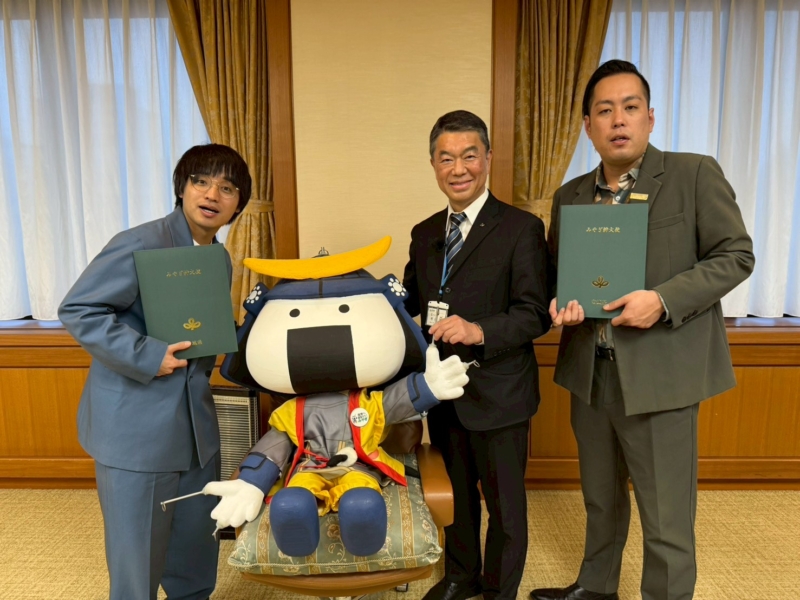 エバースが宮城県「みやぎ絆大使」に就任! 地元の佐々木は「宮城県の漫才つくる」、町田は住民票「転入」宣言!?