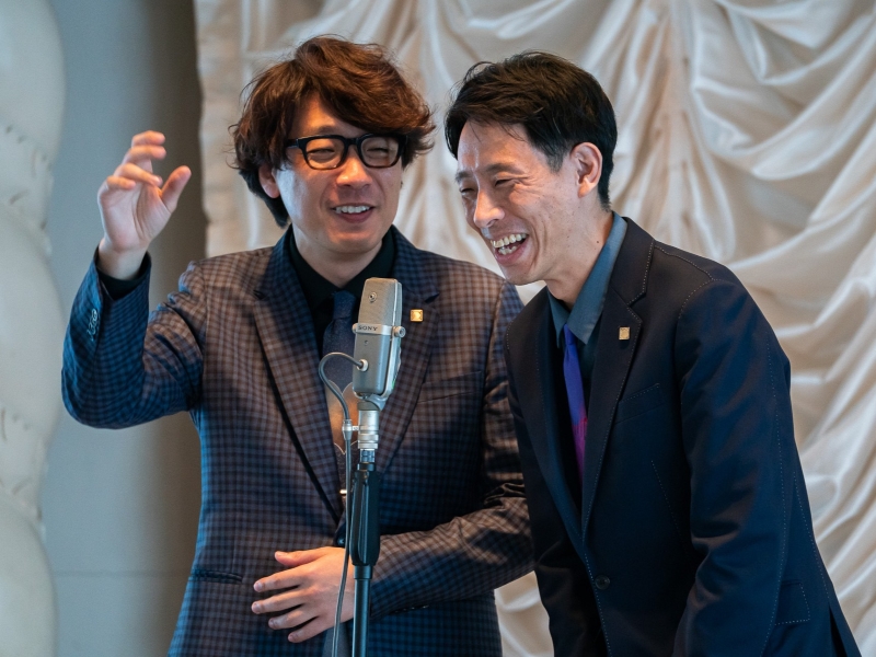 囲碁将棋、熱海の「ホテルニューアカオ」で“ZEKKEI MANZAI”開催! 根建はバイキングで大暴れ