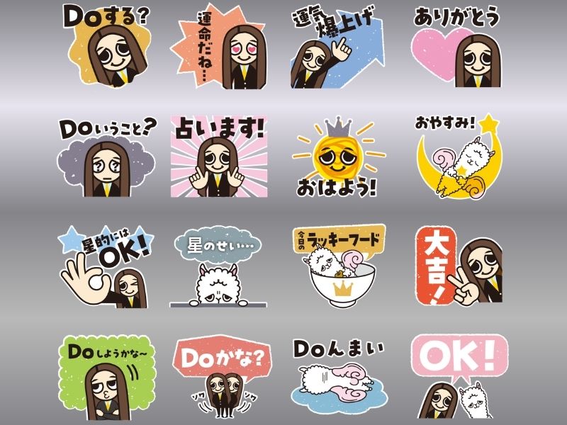 Love Me DoのLINEスタンプ『Love Me Doラブちゃんの開運スタンプ』が7月10日(金)より発売!