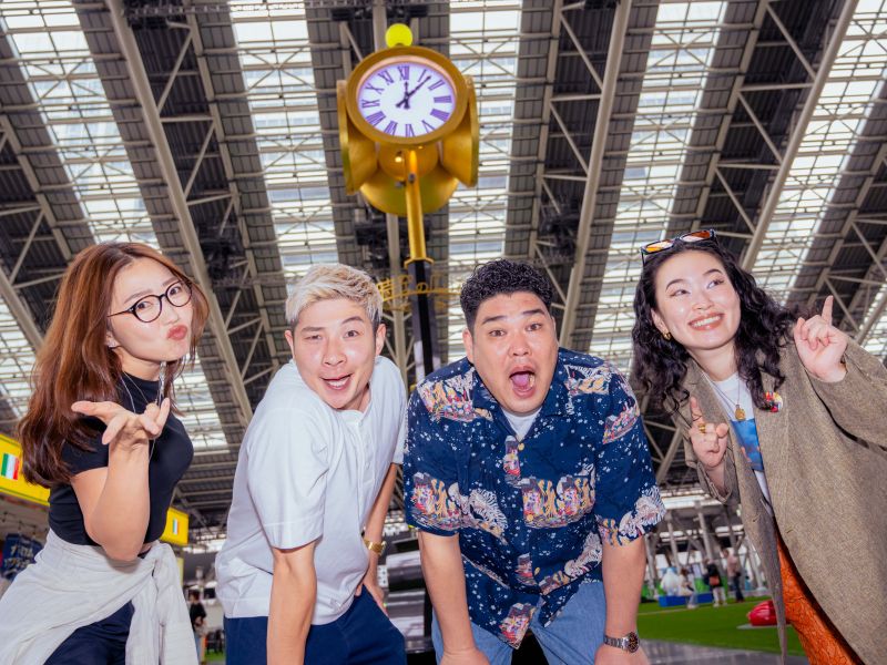 豪快キャプテン大変身…この夏を制するイケメンはどっち!? 爛々・萌々＆CRAZY COCOが大阪ステーションシティでコスメ対決