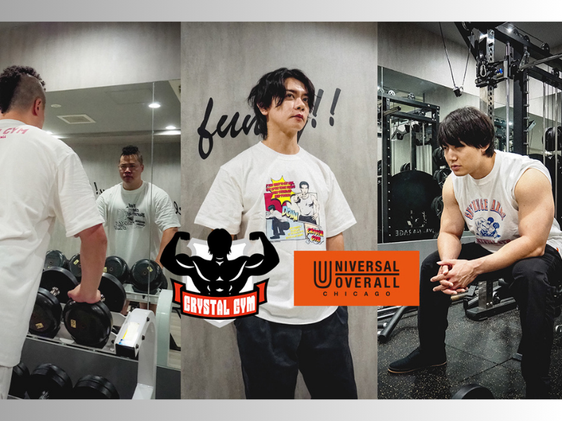 クリスタルジム「UNIVERSAL OVERALL」コラボTシャツ発売!