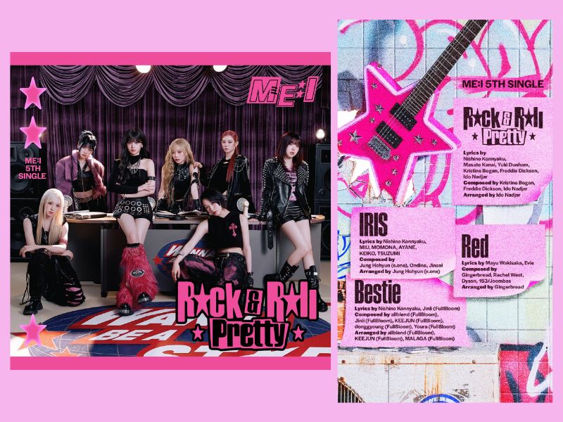 ME:I 5TH SINGLE『Rock＆Roll Pretty』Track List公開! メンバーが収録曲の作詞に初参加!